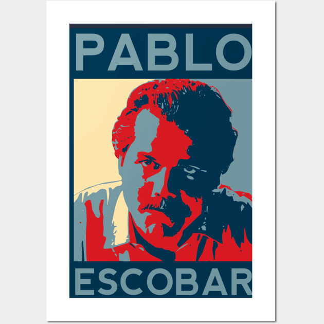 Narcos - Pablo Escobar Wall Art by AquaDuelist